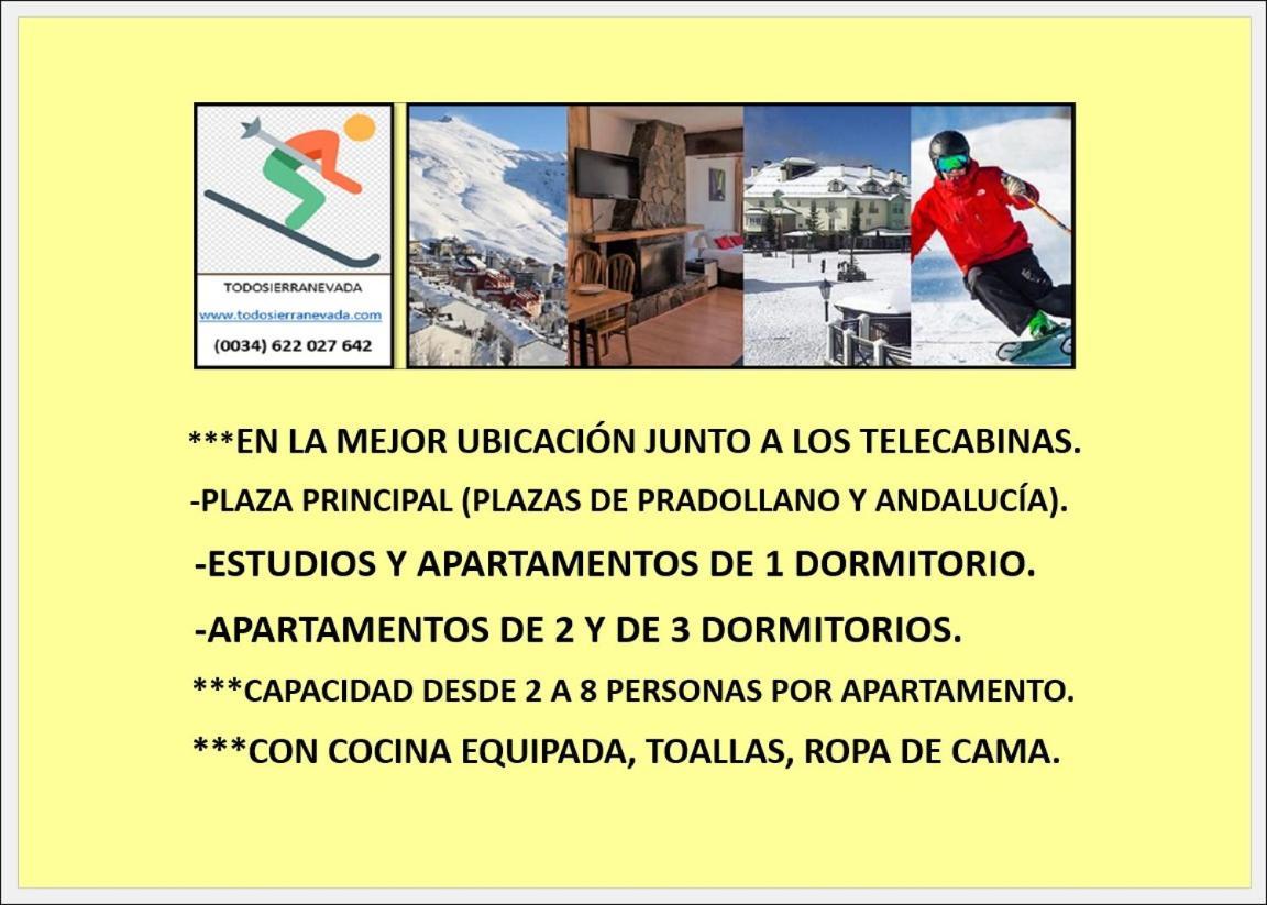 & Snow Apartmentos By Todosierranevada - Plaza Principal Junto A Telecabinas Appartement *